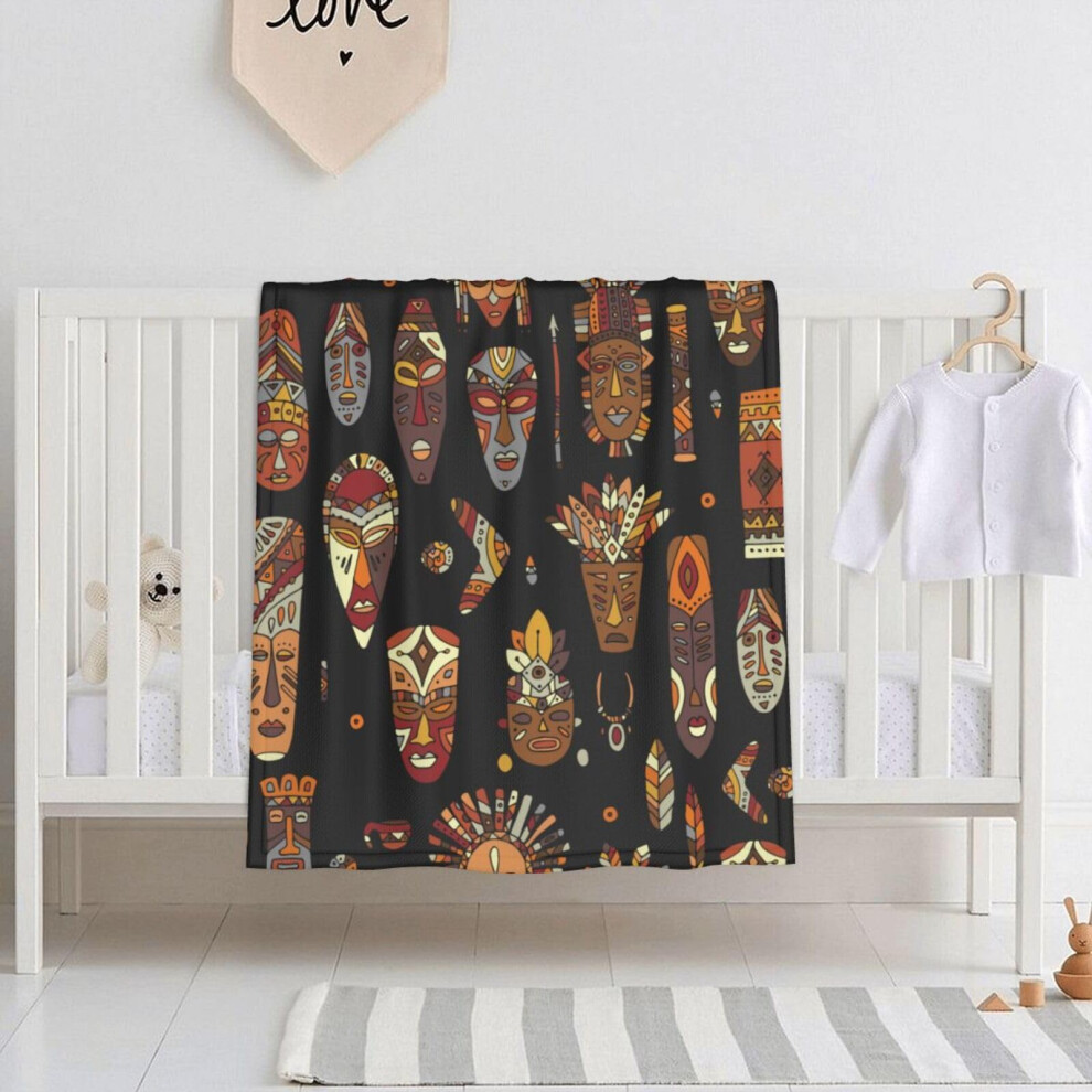 Baby Swaddle Blanket 30x40 Inch Soft Flannel with DoubleLayer Dotted Backing for Newborns Boys Girls