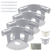 Bed Sheet Holders for Bedding with Lock Strips - New Bed Fitted Sheet Clips Grippers, Removable Heavy Duty Mattress Corner Clip Anti Slip Design, Easy
