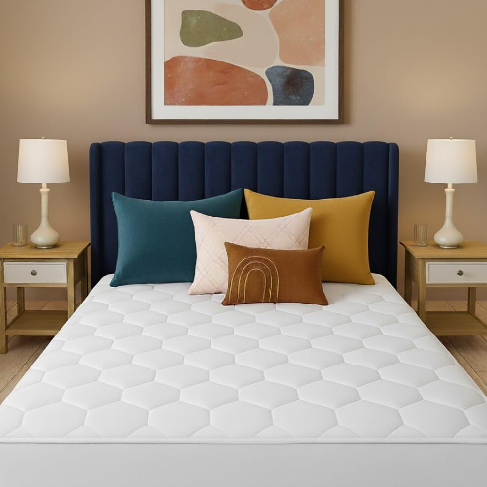 Luxury King Size Mattress Protector ? Quilted, Noiseless, Deep Fit 30Cm ? Hypoallergenic & Ultra Soft Microfiber Mattress Protector For King Casabloom
