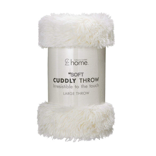 Catherine Lansfield Catherine Lansfield Cuddly Cream, Throw- 150x200cm 2