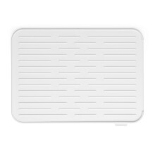 Brabantia 117466 Silicone Dish Drying Mat, Steel, Light Grey, 43.8 x 32.5 x 0.9 cm