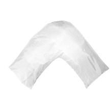 Gyulin Silky Soft Satin Soild Envelope Style V Shaped/Tri/Boomerang Pillow Cover Pillowcase Pillow Protector Cushion Cover for