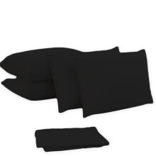 Pillowcases - 4 Pack Housewife Pillowcase Set | Envelope Closure | Ultra Soft Easy Care 100% Egyptian Cotton Plain Pillow Case Cover For Bedroom - 50