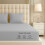 BEDIO King Size Fitted Sheets Extra Deep Pocket Grey 40 CM Bed Sheets Soft Brushed Microfiber Fabric, Elastic Corners Breathable Shrinkage 2