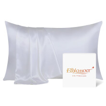 Natural Mulberry Silk Pillowcase for Hair and Skin King Size with Hidden Zipper, Ultra Smooth and Soft Breathable Cooling Silk Pillow case, Gifts for