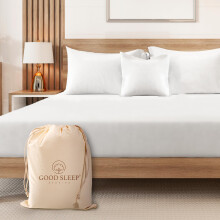 1000 TC Egyptian Cotton Fitted Sheet, 1 Piece Fitted Sheets for Double Mattress, Soft Double Fitted Sheet, Comforting Fitted Bed Sheets Double Size