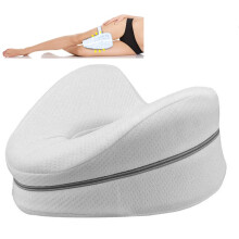 Cozy BoSpin knee pillow Leg | Memory Foam Wedge Pillow | Leg Pillows for Sleeping,Leg Pain, Knees Pain, Joints Pain & Pregnancy Bed Leg Cushion for
