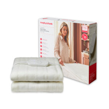 Morphy Richards EverCosy Electric Under Blanket, Single, 150x70cm, For Back Pain and Cold Nights, 9 Heat Settings, 9hr Timer, BEAB Approved, 1p/hr