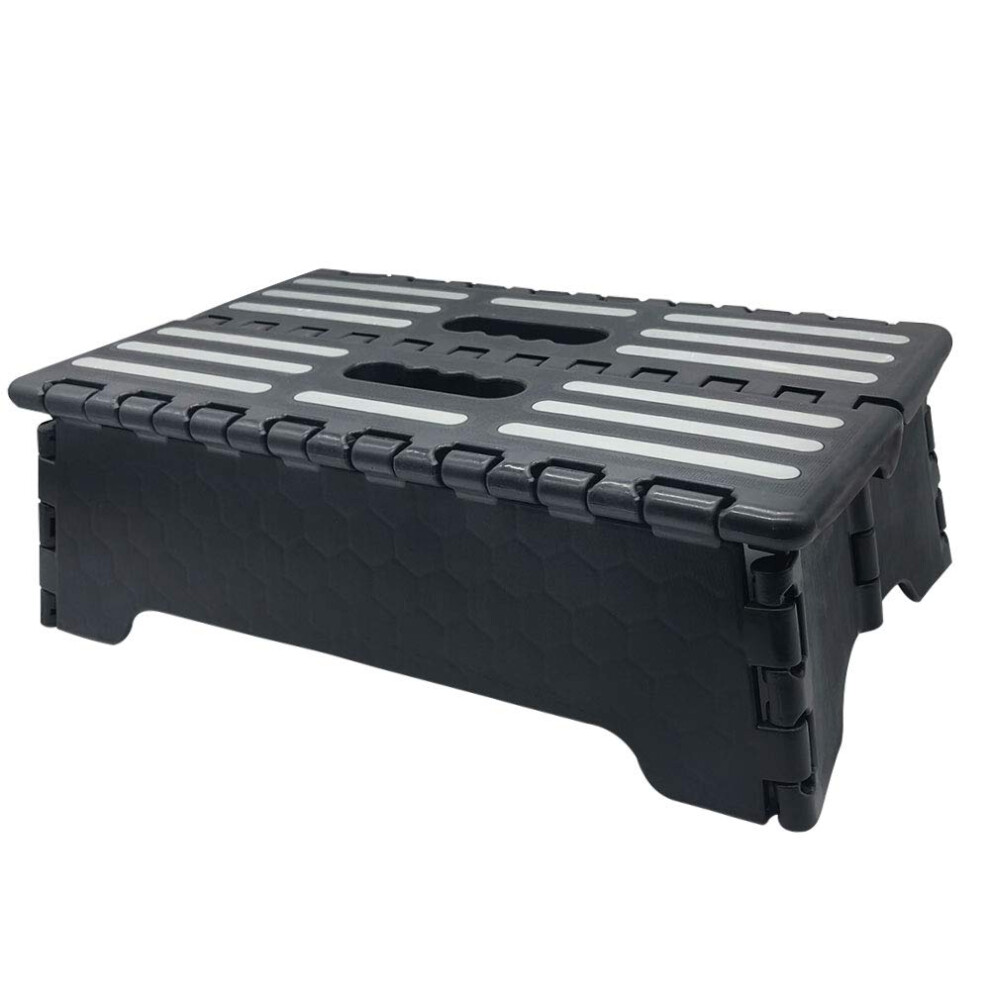 Wefaner Portable Folding Step - The Lightweight Step Stool Is Sturdy Enough To Support Adults And Safe Enough For Kids. Opens Easy With One Flip. 5051223088912