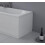 VeeBath Acubase 800mm Bath End Panel, Waterproof, Modern Panels for Bathroom Bathtub- White 2