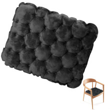 EULANT Velvet Inflatable Camping Seat Cushion, Ultralight & Soft Air Indoor Sitting Mat Pad to Sit on for Flight Travel Concerts Grandstands Floor