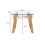 ASPECT JENSEN Side Table,Wood,Bamboo,Glass-White (55X55x50cm) 3