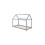 Birlea Birlea, House Kids Bed, Grey, Pine, 90cm 5