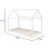Birlea Birlea, House Kids Bed, White, Pine, 90cm 2