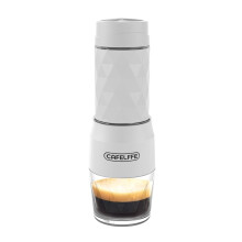 MK501 3in1 Portable Coffee Maker Manual Espresso Machine for Camping Travel Hiking Fishing White