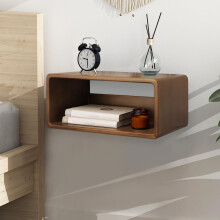 WDSHIYI Floating Nightstand, Wall Mounted Bedside Shelf, Handmade Bedroom Furniture,Pine Wood Floating Bedside Table, Minimalist And Unique Style 43 x