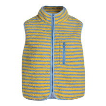(M, Yellow) Colete feminino felpudo o inverno.
