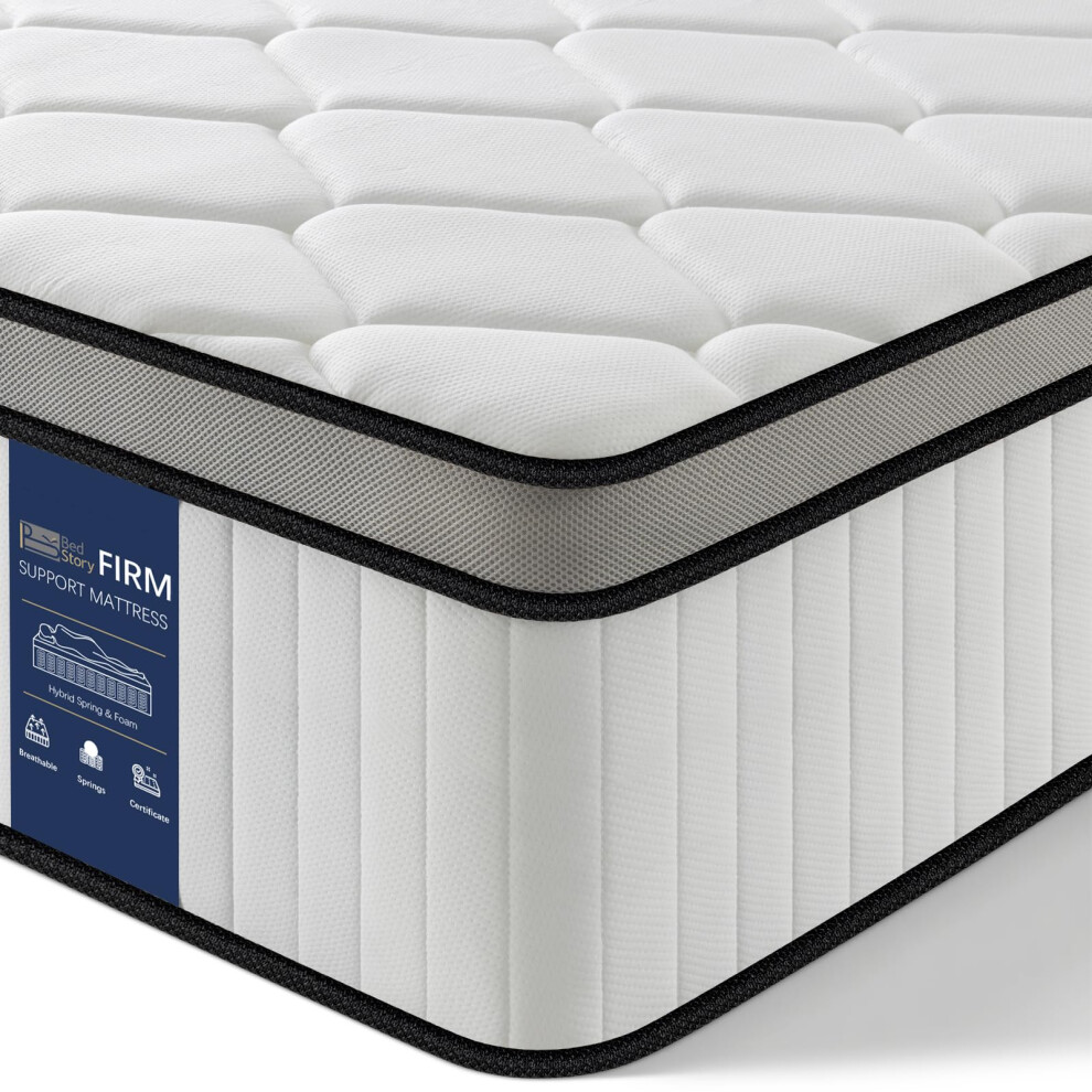 Small Double Mattress 120X190cm ? 30Cm Pocket Sprung Mattress For Pressure Relief & Comfort Sleep Bedstory