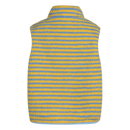 (M, Yellow) Chaleco peludo sin invierno cálido. 1
