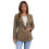 (S, Brown) Blazer feminino de e formais. 1