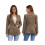 (S, Brown) Blazer feminino de e formais. 2