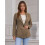 (M, Brown) Blazer feminino de e formais. 3