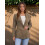 (S, Brown) Blazer feminino de e formais. 4