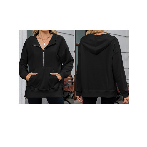 (M, Black) Sweat-shirt à capuche et l'automne. 1