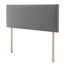 Silentnight Paris Upholstered Headboard, Slate Grey Fabric, Small Double