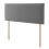 Silentnight Silentnight Paris Upholstered Headboard, Slate Grey Fabric, Small Double 1