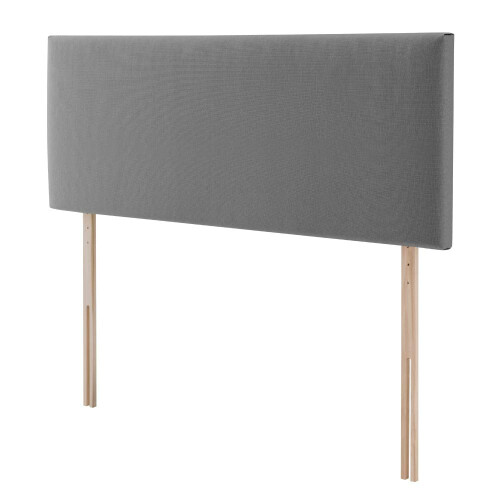 Silentnight Silentnight Paris Upholstered Headboard, Slate Grey Fabric, Small Double