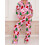 (S, Pink) Set de pijamale 2 piese 4