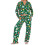 (M, Emerald Green) Set de pijamale 2 piese 1