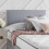 Silentnight Silentnight Paris Upholstered Headboard, Slate Grey Fabric, Small Double 2