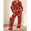 (M, Red) Set de pijamale 2 piese 6