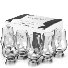 Glencairn Whisky Glasses ? Set of 6 ? The Official Tasting Glass for Scotch, Bourbon, Single Malt ? Trade Pack ? Premium Lead-Free Crystal ? 200ml