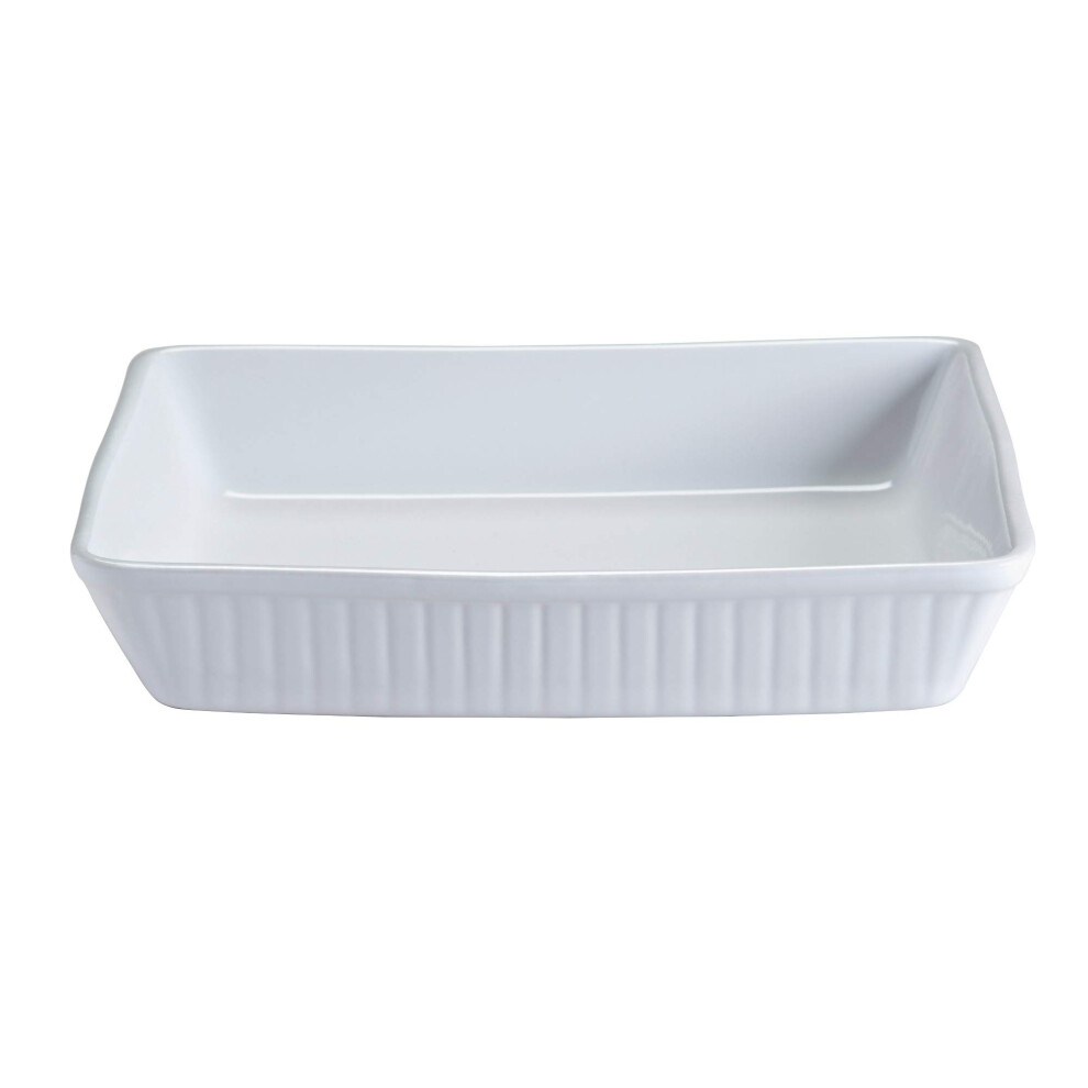 Mason Cash Classic Collection Rectangular Oven Dish White