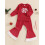(5-6 Years, Red) Ensemble de Noël et l'automne. 5