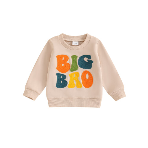 (3-4 Years, Khaki) Langärmlige Sweatshirts für den Herbst.