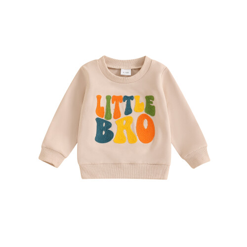 (3-6 Months, Wheat) Langärmlige Sweatshirts für den Herbst.