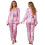 (S, Pink bow) Set pijama de de casă 2