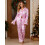 (S, Pink bow) Set pijama de de casă 4