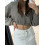 (L, Gray) Sweat à capuche Couleur unie. 7