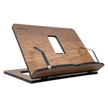 Vigo Wood Adjustable Wooden Book Holder - Premium 8mm Wood, Foldable Design, and Three Adjustable Angles - Elevate Your Reading Experience, Use as