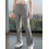 (M, Light Gray) Calça flare canelada e outono. 6