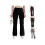(S, Army Green) Calça flare canelada e outono. 2