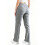 (M, Light Gray) Calça flare canelada e outono. 7