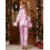 (S, Pink bow) Set pijama de de casă 6