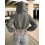 (L, Gray) Sweat à capuche Couleur unie. 8