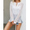(M, White) Hauts en maille de plage 3